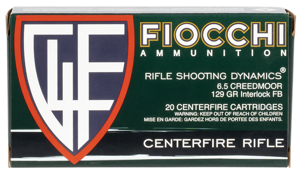 Fiocchi Field Dynamics 6.5 CREEDMOOR, 129gr, PSP - 20 Rounds [MPN: 65CMB]