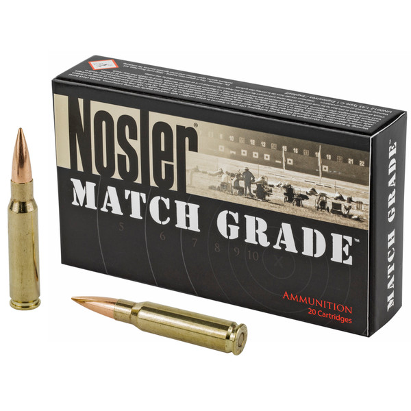 Nosler Match Grade .308 WIN/7.62 NATO, 175gr, RDFHP - 20 Rounds [MPN: 60132] (54041601320)