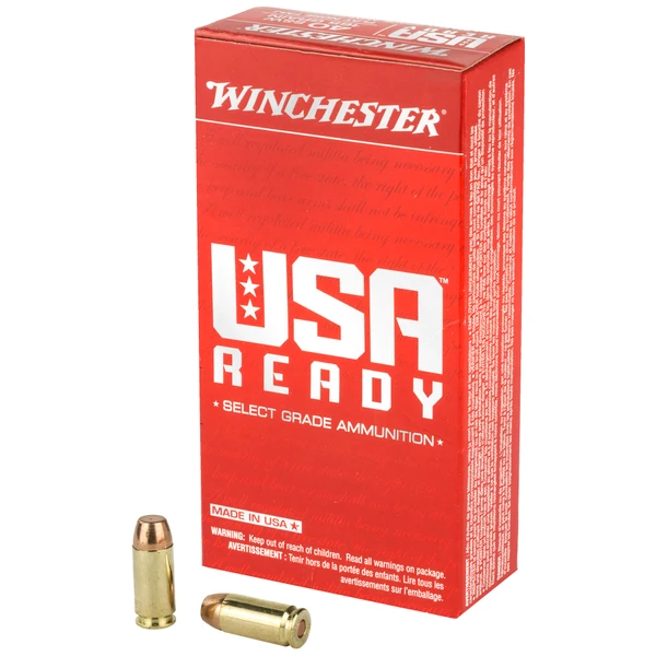 Winchester USA Ready .40 S&W, 165gr, FMJ - 50 Rounds [MPN: RED40]