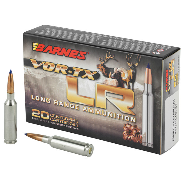 Barnes Bullets Vor-Tx 6MM CREEDMOOR, 95gr, LRT - 20 Rounds [MPN: 30232]