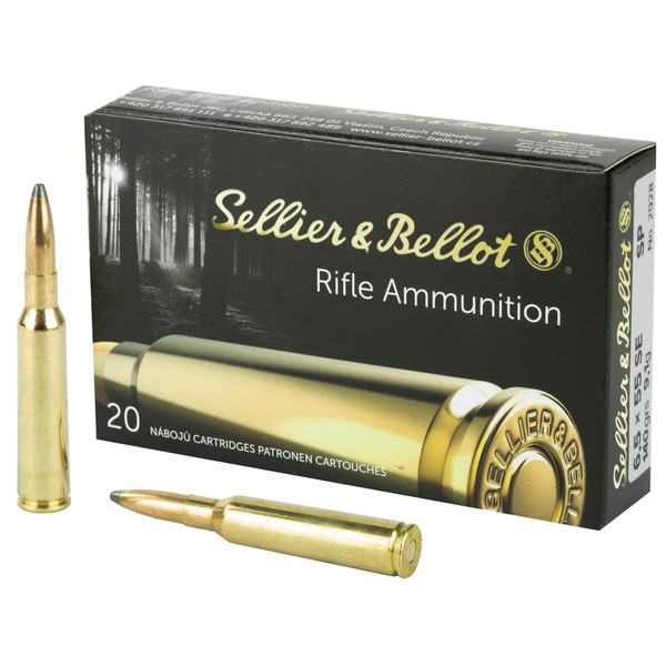 Sellier & Bellot 6.5X55 SWEDE, 140gr, SP - 20 Rounds [MPN: SB6555B]