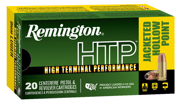 Remington High Terminal Performance 9MM, 147gr, JHP - 20 Rounds [MPN: 28295]