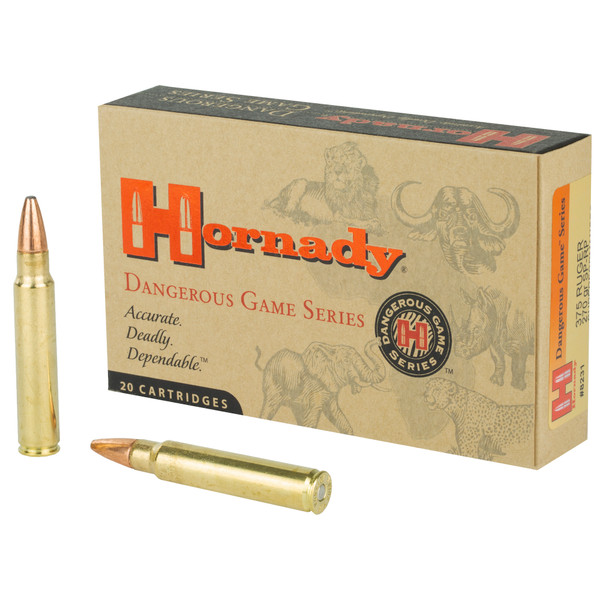Hornady Dangerous Game .375 RUGER, 270gr, Interlock - 20 Rounds [MPN: 8231]