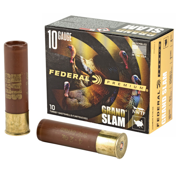 Federal Premium Grand Slam 10 GA, 3-1/2in. 3-1/2oz. #4 Shot - Ten Rounds [MPN: PFCX101F4]
