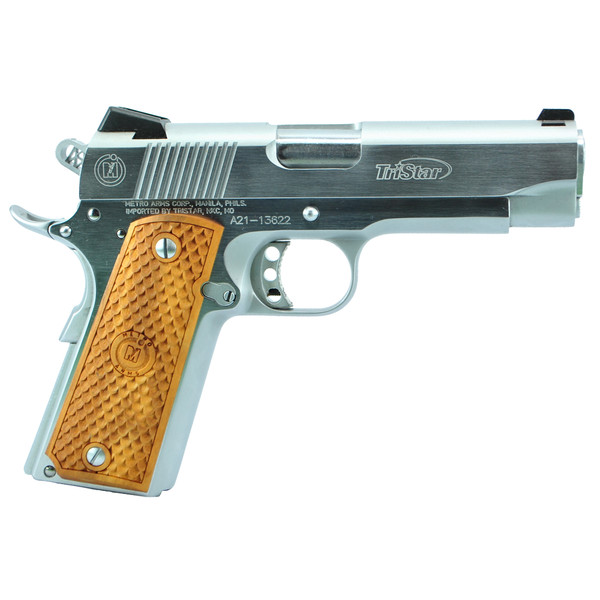 Tristar American Classic Cmndr - 1911 .45acp 4.5" Blued/wood