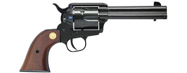 CHIAPPA 1873 SAA .22LR 4.75" 6RD BLACK GRIPS 