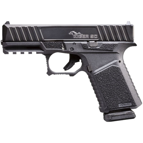 Anderson Manufacturing KIGER-9C 9mm Luger 3.91" 15+1 Black Aggressive Stippling Pistol