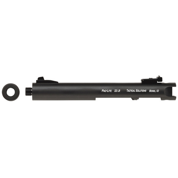 Tactical Solutions Pac-Lite 4.5" Threaded Barrel .22 Long Rifle Ruger 22/45 and Ruger Mark Series Pistols Matte Black Finish