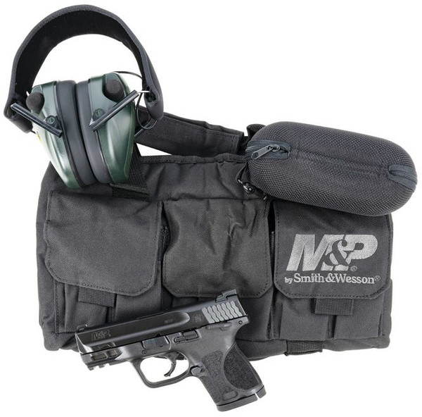 SMITH & WESSON M&P M2.0 SUB-COMPACT 9MM 3.6" BARREL 12-ROUNDS BLACK RANGE BAG