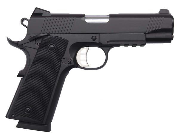 TISAS 1911 DUTY BLACK 9MM 4.25" BARREL 9-ROUNDS BLACK W/ RAIL