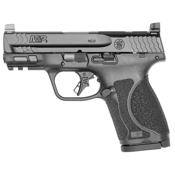 SMITH & WESSON M&P 9 M2.0 COMPACT 9MM 3.6" BARREL 15-ROUNDS BLACK OPTICS READY NMS