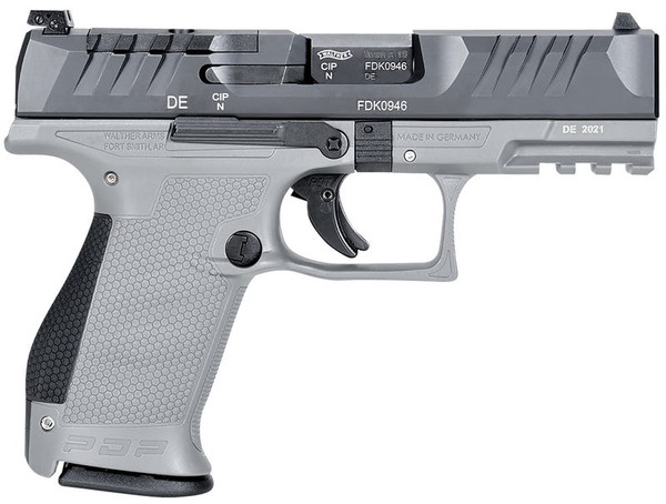 WALTHER PDP 9MM 4" BARREL 15-ROUNDS COMPACT GRAY OPTICS READY