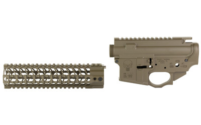Spikes Tactical Punisher Lower/upper Receiver Set 9" Sar3 Brown