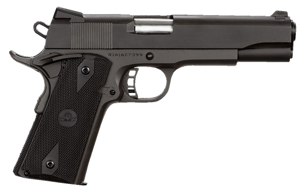 Rock Island Armory Standard FS 9mm Luger 5" 10+1 Black Parkerized Steel Slide G10 Grip 51632