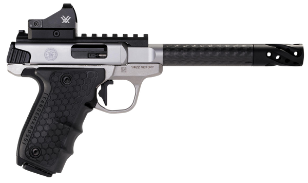 Smith & Wesson Performance Center, S&w Victory    12081 Pfmc 22lr 6in Trt Mb Rd Crbn