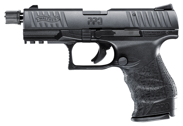 Walther Arms 5100301 PPQ Tactical M2 SD 22 LR 4.60" 12+1 Black Black Polymer Grip