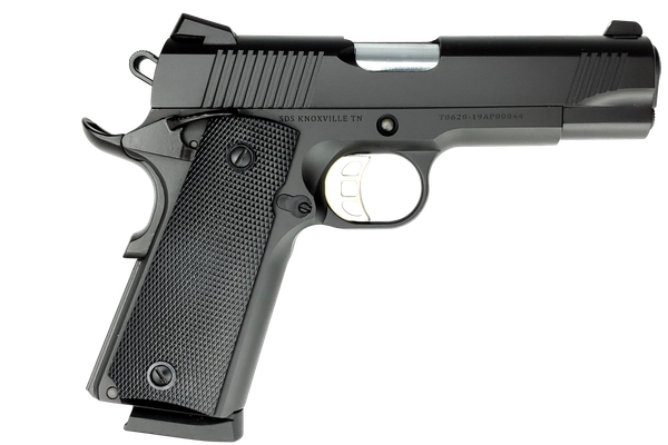 SDS Imports, B45, Semi-automatic, 1911, 45 ACP, 4.25" Barrel, Steel Frame, Cerakote Black, Novak Style 3-Dot Sights, 8 Rounds