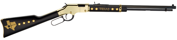 Henry H004TX Golden Boy Texas Tribute 22Short 22Long 22LR 20" 16 LR/21 Short American Walnut Brasslite Right Hand