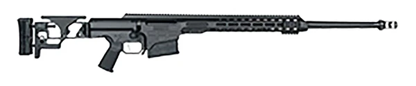 Barrett Mrad, Barr 18493 Mrad Folding Stock 308 Win Blk  17in