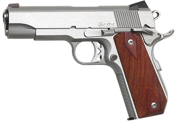 Dan Wesson 01912 Commander Classic *CA Compliant 45 ACP 4.25" 8+1 Stainless Steel Brushed Stainless Steel Slide Cocobolo Grip