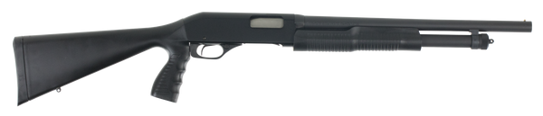 Stevens 320 Security 12ga Pump - 3" 5sh 18.5" Bead W/pg Blk Syn
