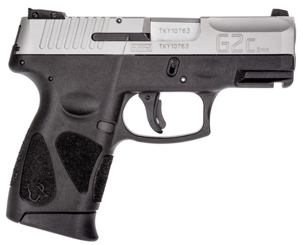 Taurus, PT111 G2C, Semi-automatic Pistol, Double Action Only, Compact, 9MM, 3.2" Barrel, Polymer Frame, Stainless Finish,