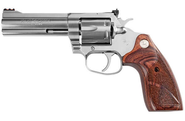 Colt Mfg KCOBRASB4TS King Cobra Target 357 Mag 6rd 4.25" Matte Stainless Steel Altamont Wood Grip