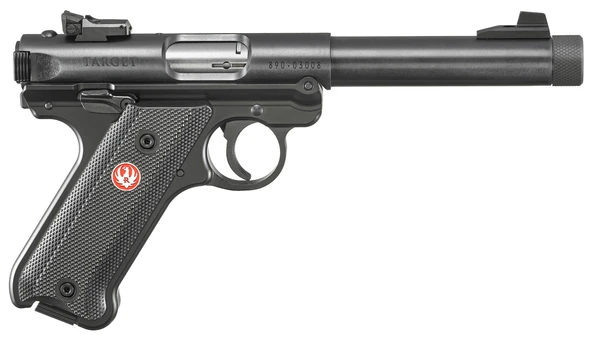 Ruger 40178 Mark IV Target 22 LR 5.50" TB 10+1 Blued Blued Steel Slide Black Polymer Grip