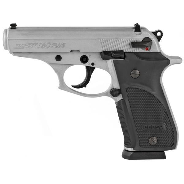 Bersa Thunder 380 Plus 380ACP 3.50" 15+1 Nickel Cerakote Black Rubber Grip THUN380PNKL15