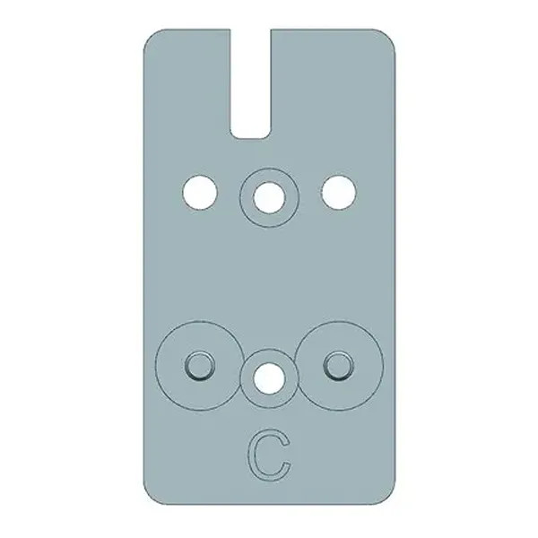 Beretta 90 Series C-More Pattern RDO Optics Plate