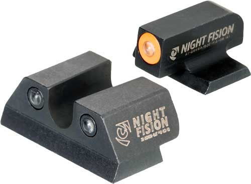 Night Fision Tritium Orange - Ring "u" Notch Fn 509 Set