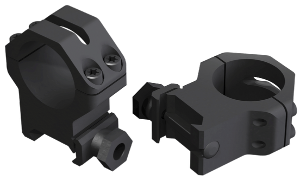 Weaver Mounts Four Hole Skeleton, Weav 48361 Tact Rings 1in  High