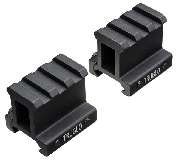 Truglo Riser Mount, Tru Tg8992b    Riser Mnt Pict 1in  2-pc