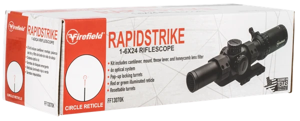 Firefield Rapidstrike 1-6x24 - Riflescope Circle Dot Red/grn