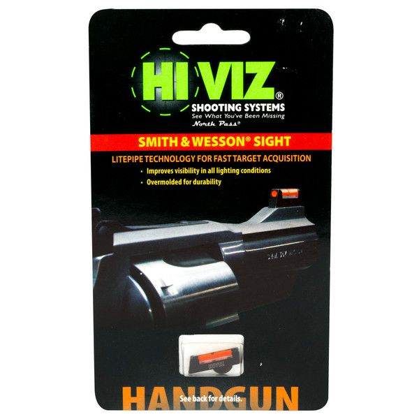 Hiviz S&w Rev W/dx Frnt Sght Red