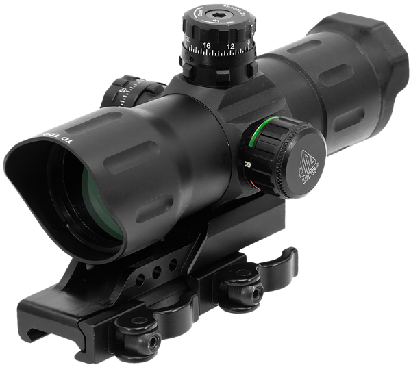 Leapers UTG 6in ITA Red Green CQB T-dot w Offset QD Mount