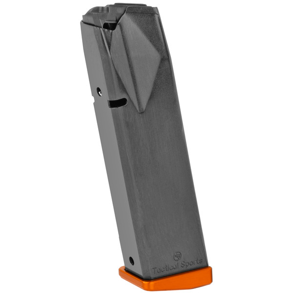 CZ-USA CZ 75 TS Orange .40 Smith & Wesson 17 Round Magazine Polymer Follower/Baseplate Steel Body Matte Black Finish