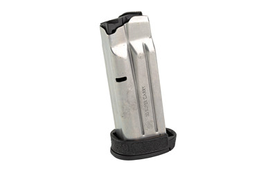 Smith & Wesson, Magazine, 30 Super Carry, 16 Rounds, Steel, Black, Fits M&P Shield Plus, Finger Extension