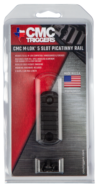 Cmc Triggers M-lok Rail, Cmc 81722  Mlok 5 Slot Pic Rail