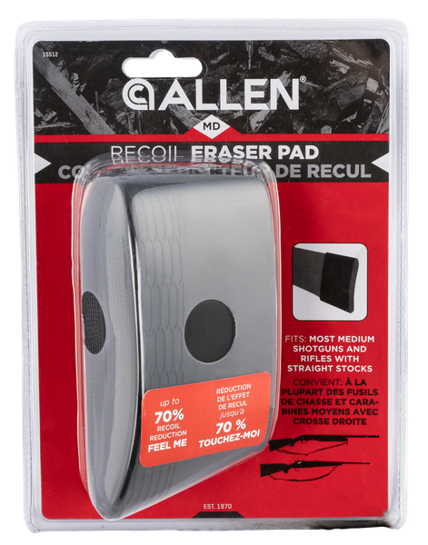 Allen Recoil Eraser, Allen 15512 Pad-recoil Eraser Medium