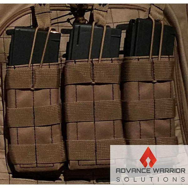 Advance Warrior Solutions Arsmptn Single Mag Pouch Rifle Tan Molle AROTTMP-TN