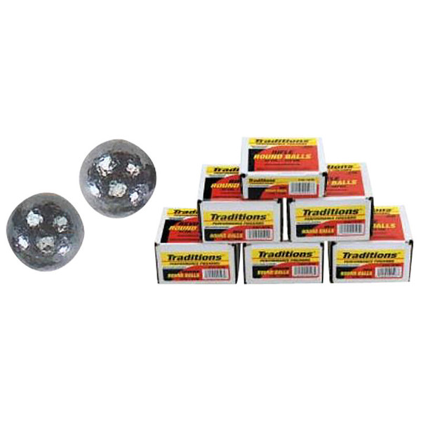 Traditions Rifle Lead Round Balls .50 Caliber 177 Grains