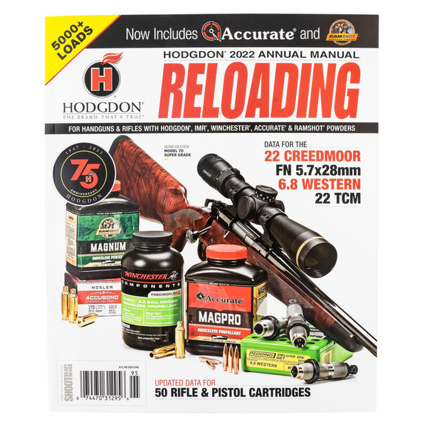 Hodgdon 2022 Annual Reloading Manual