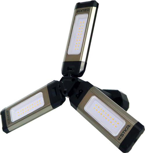 Striker Tri-mobile 2000 Lumen - Area Work Light W/3 Led Panels