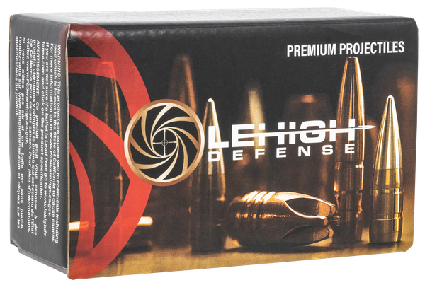 Lehigh Defense Bullets 44 Caliber (429 Diameter) 265 Grain Solid Copper Wide Flat Nose Lead-Free Box of 50
