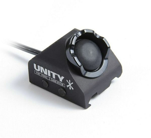 Unity Tactical Rail Mount Hot Button, Laser, 9in, Black, HBR-IB HBRIB