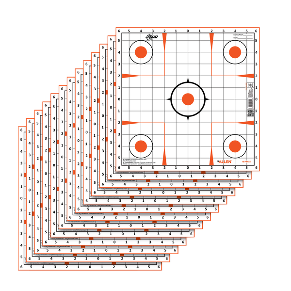 Allen Ez Aim, Allen 15333 Ezaim Paper 12x12 Sightin Grid12 Pk
