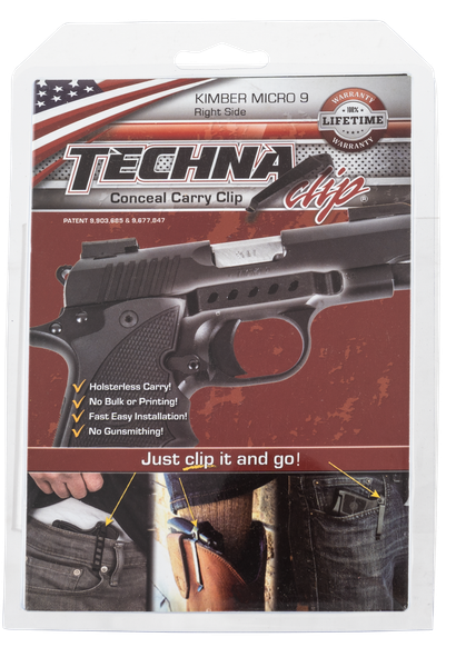 Techna Clip Conceal Carry, Techna Mic9br   Belt Clip Kimber Micro 9mm