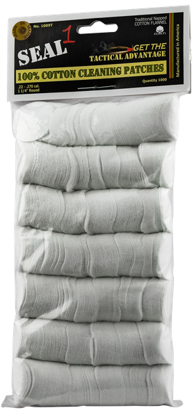 Seal 1 Cleaning Patches, Seal1 1009t    .22-.270 Cleaning Patch      1000ct