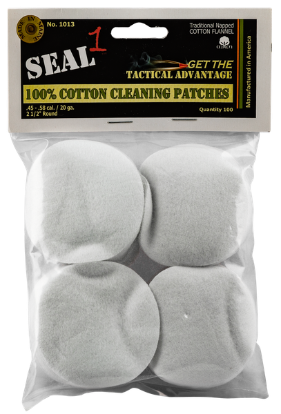 Seal 1 Cleaning Patches, Seal1 1013     .45-.58  Cleaning Patch       100ct